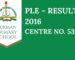 PLE–THEOLOGY RESULTS 2016 CENTRE NO. 97